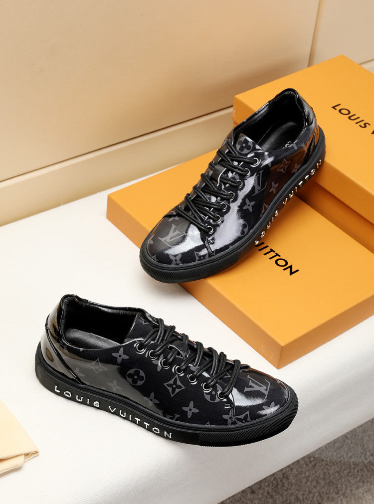 The Bags Vibe - Louis Vuitton Low LWnogram Black Breathable Sneaker