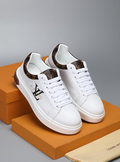 The Bags Vibe - Louis Vuitton White Brown Sneaker