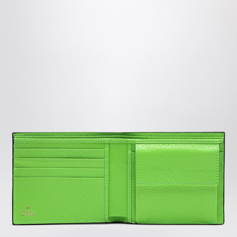 Gucci Ophidia Gg Wallet Beige/Ebony/Shiny Green Men