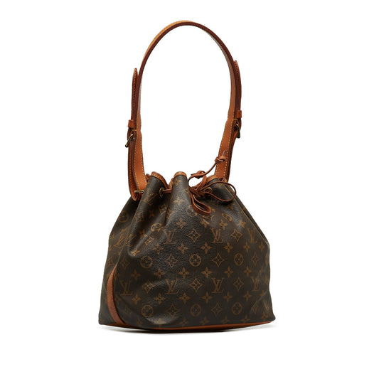 LOUIS VUITTON Monogram Petit Noe Bucket Bag