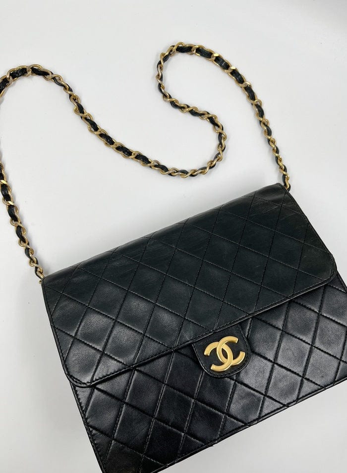 Vintage Black Chanel Flap Bag