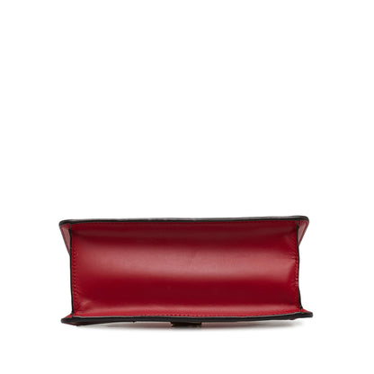 Gucci Sylvie Top Handle Mini Red Leather