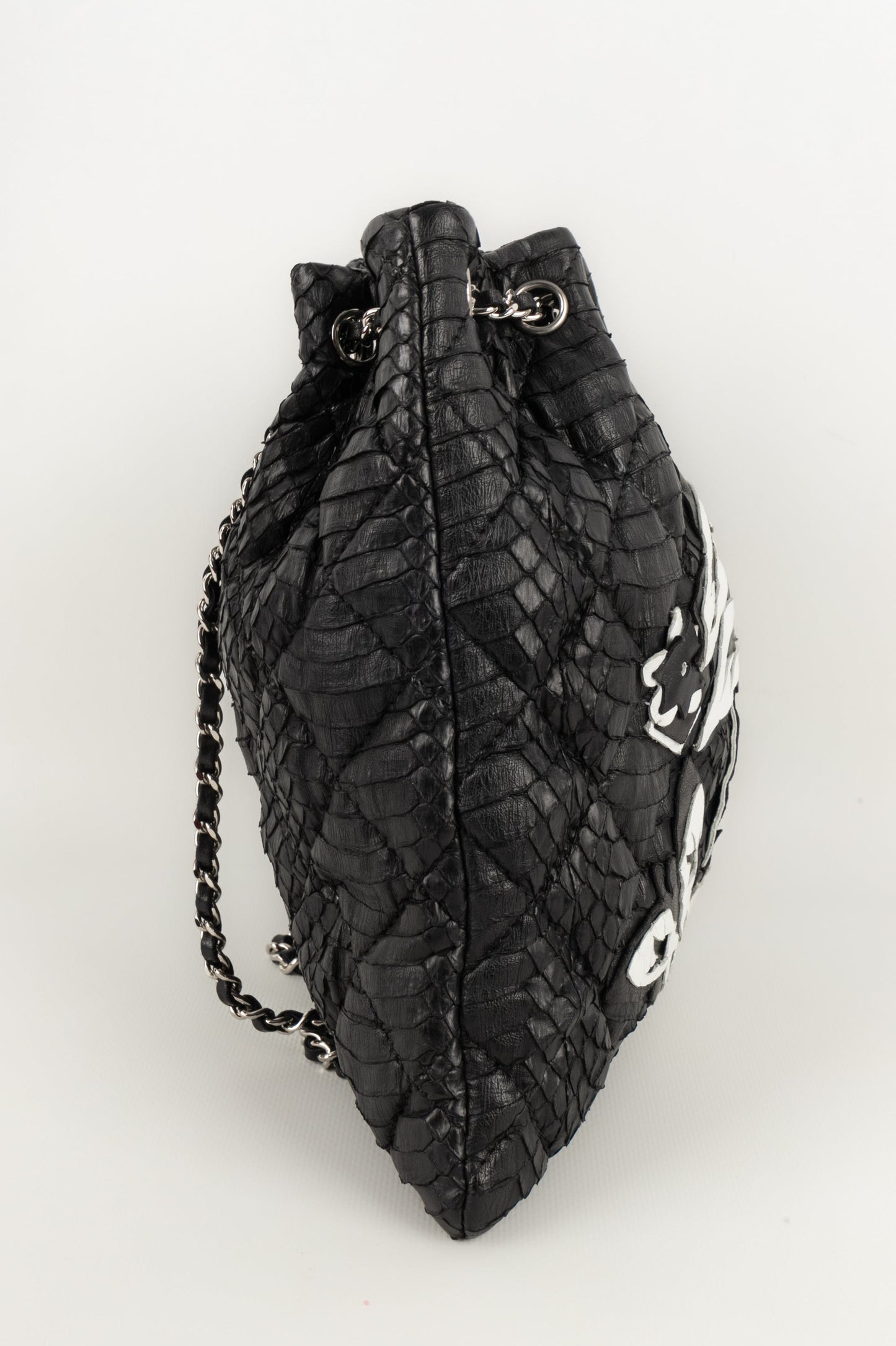 Sac en cuir noir Chanel