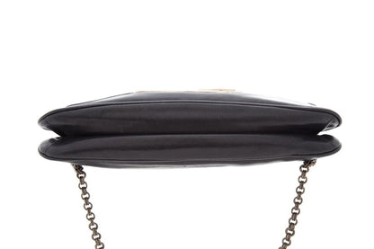 Prada Black Leather Clutch