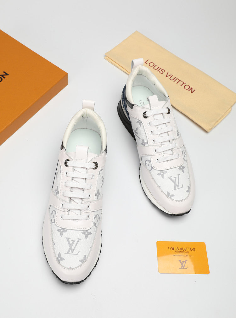 The Bags Vibe - Louis Vuitton LWnogram Denim Gray Sneaker