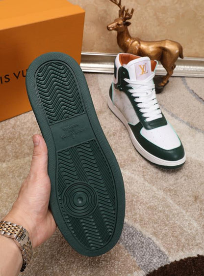 The Bags Vibe - Louis Vuitton Rivoli High Green Sneaker