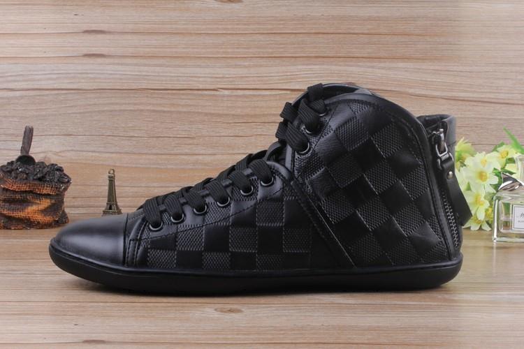 The Bags Vibe - Louis Vuitton Style Chucks Black Sneaker