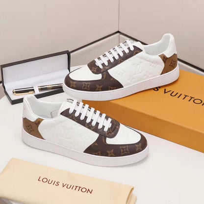 The Bags Vibe - Louis Vuitton Casual Low White Brown Sneaker