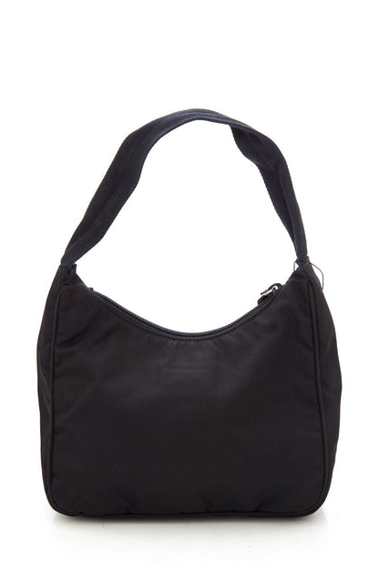 Prada Black Tessuto Nylon Hobo Handbag