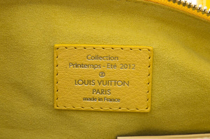 Louis Vuitton 2011 Limited Edition Ivory & Yellow Speedy