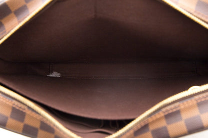 Louis Vuitton Brown Damier Ebene Shelton Handbag