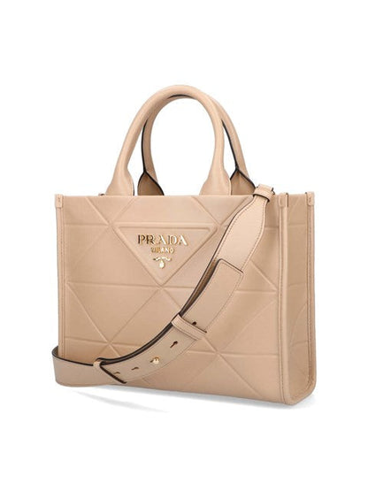 Prada Women Logo Midi Handbag