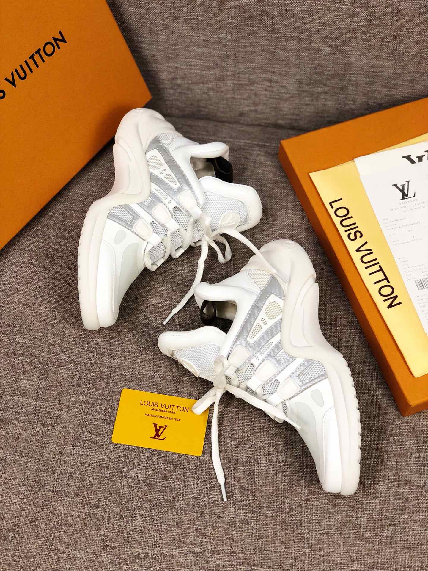 The Bags Vibe - Louis Vuitton Archlight White Sneaker