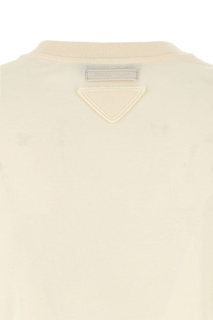 Prada Women Logo Print T-Shirt