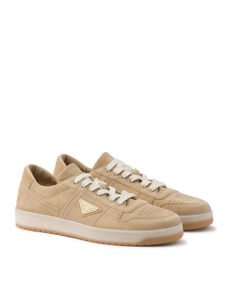 Prada Men Downtown Sneakers In Faded Suede