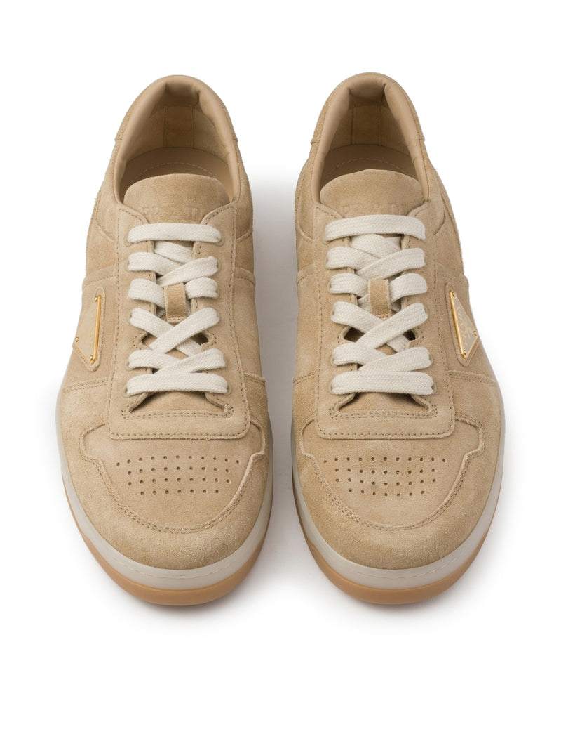 Prada Men Downtown Sneakers In Faded Suede