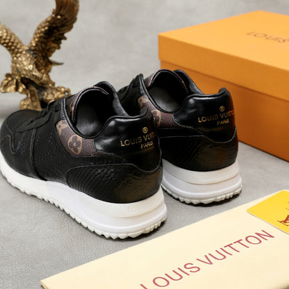 The Bags Vibe - Louis Vuitton Run Away Low Top Black Brown Sneaker