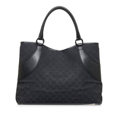 Black Gucci GG Canvas Tote Bag