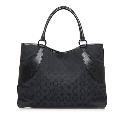 Black Gucci GG Canvas Tote Bag