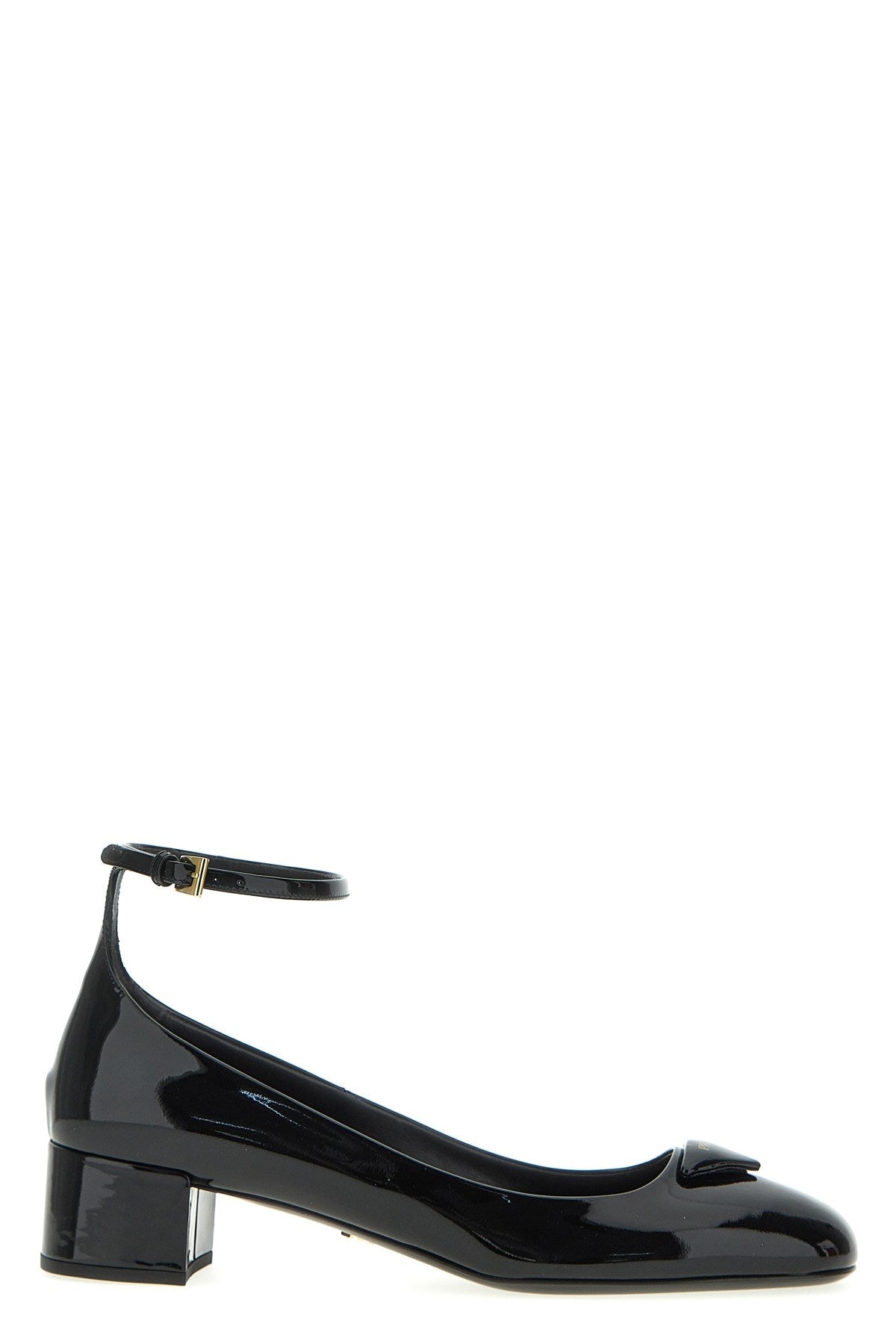 Prada Women Logo Patent Ballet Flats