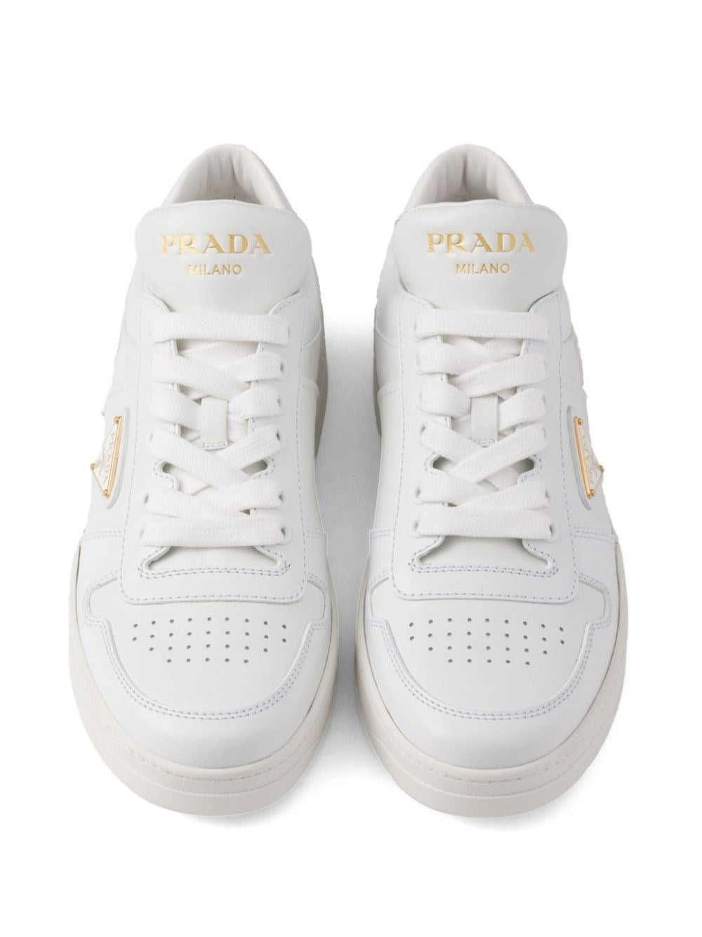 Prada Women Logo-Plaque Sneakers