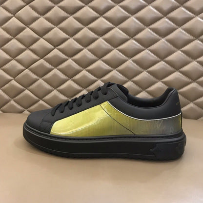 The Bags Vibe - Louis Vuitton Time Out Black Yellow Sneaker