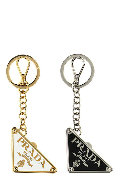 Prada Women Logo Keyring