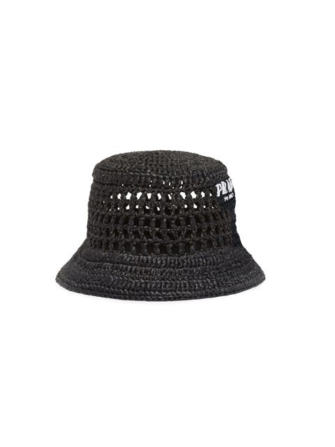 Prada Women Logo Bucket Hat