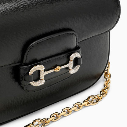 Gucci Horsebit 1955 Black Leather Mini Bag Women