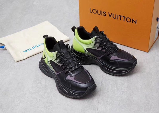 The Bags Vibe - Louis Vuitton Run Away Green Black Sneaker