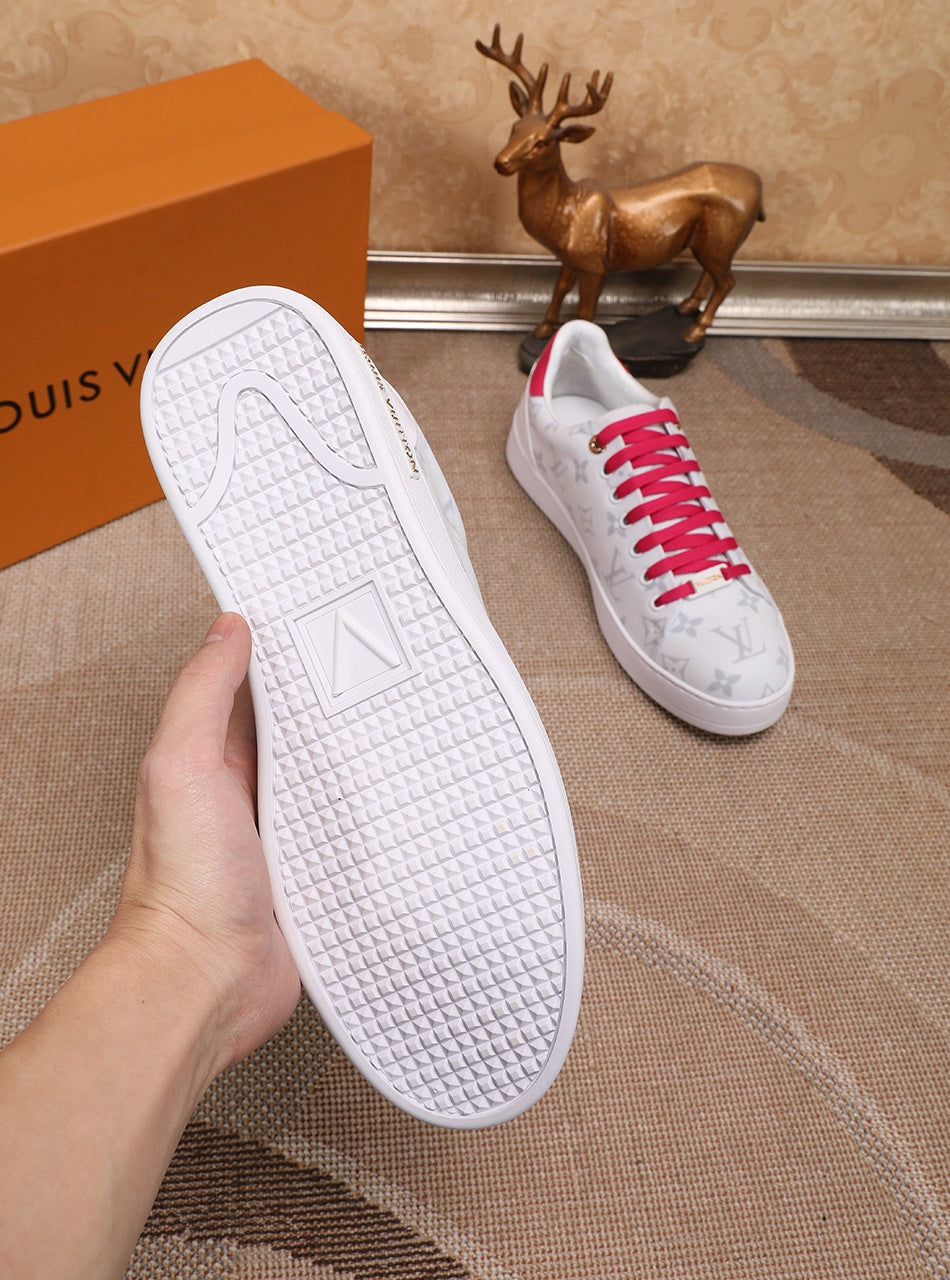 The Bags Vibe - Louis Vuitton Time Out Pink And White Sneaker