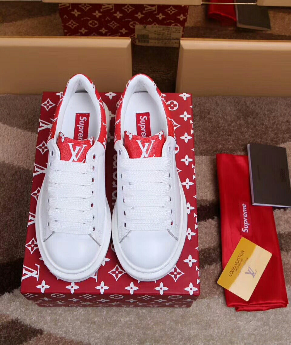 The Bags Vibe - Louis Vuitton AC Sup Red White Sneaker