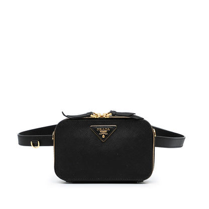 Prada Belt Bag Black Saffiano