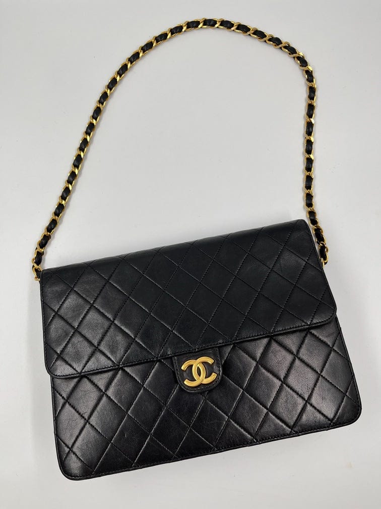 Vintage Black Chanel Flap Bag