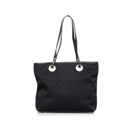 Black Gucci GG Canvas Eclipse Tote