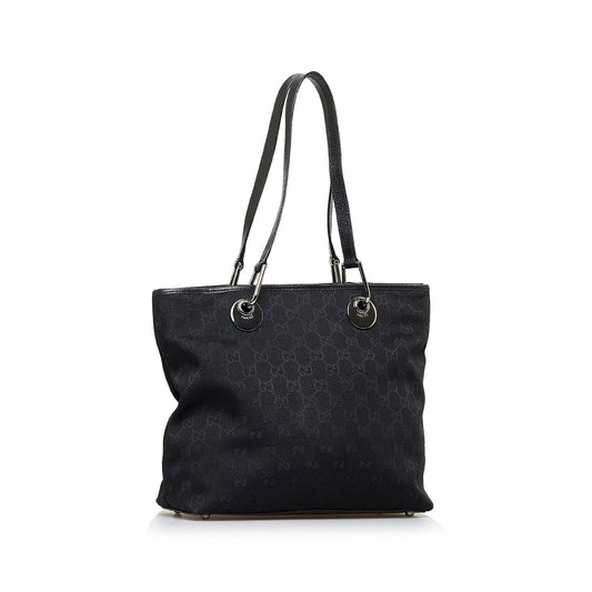 Black Gucci GG Canvas Eclipse Tote