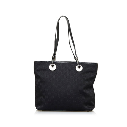 Black Gucci GG Canvas Eclipse Tote