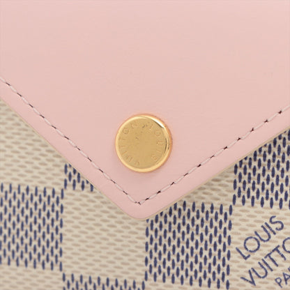 Louis Vuitton Damier Azur Arsene Playing Cards Pouch in Rose Ballerine