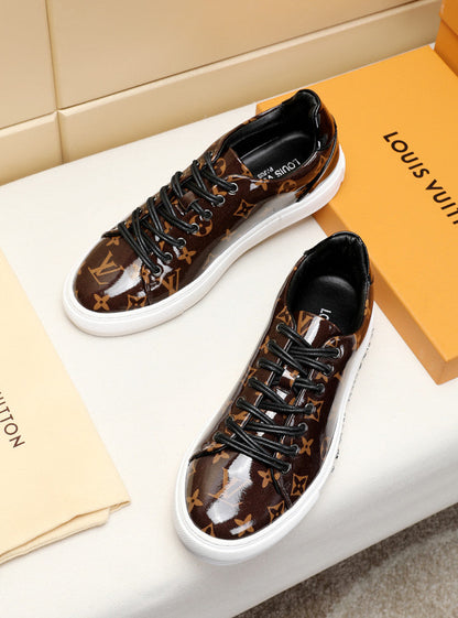 The Bags Vibe - Louis Vuitton Low LWnogram Brown Breathable Sneaker