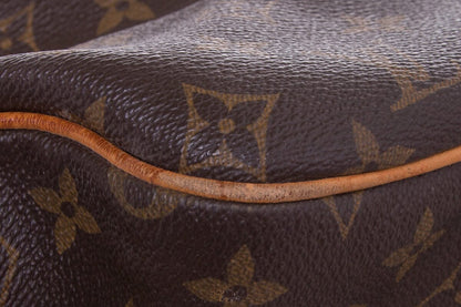 Louis Vuitton Brown Monogram Zipper Detail Hobo