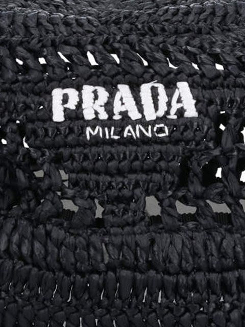 Prada Women Logo Bucket Hat