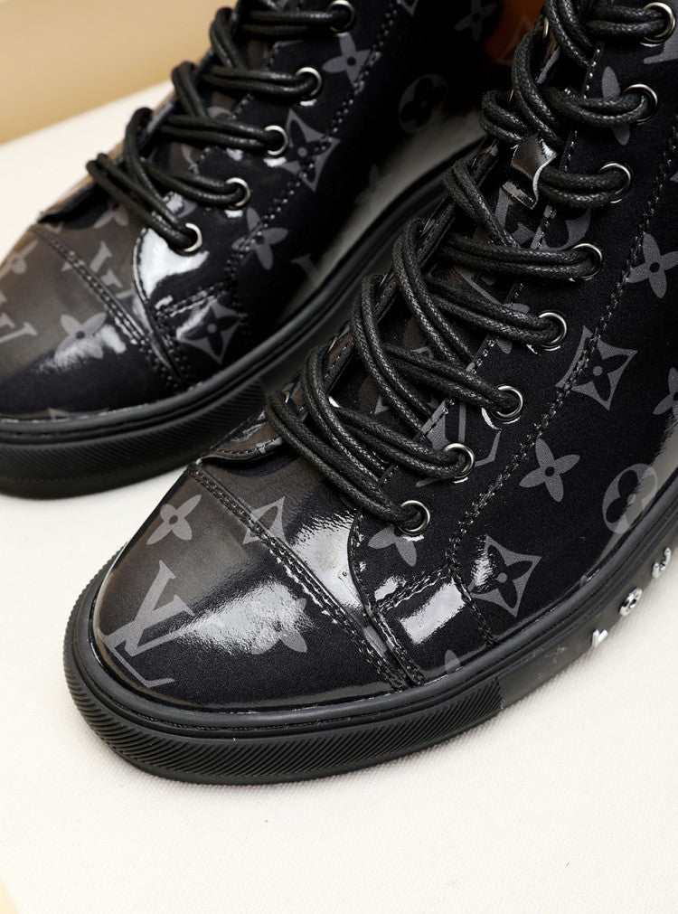 The Bags Vibe - Louis Vuitton Stellar Trainer Boot Black Sneaker