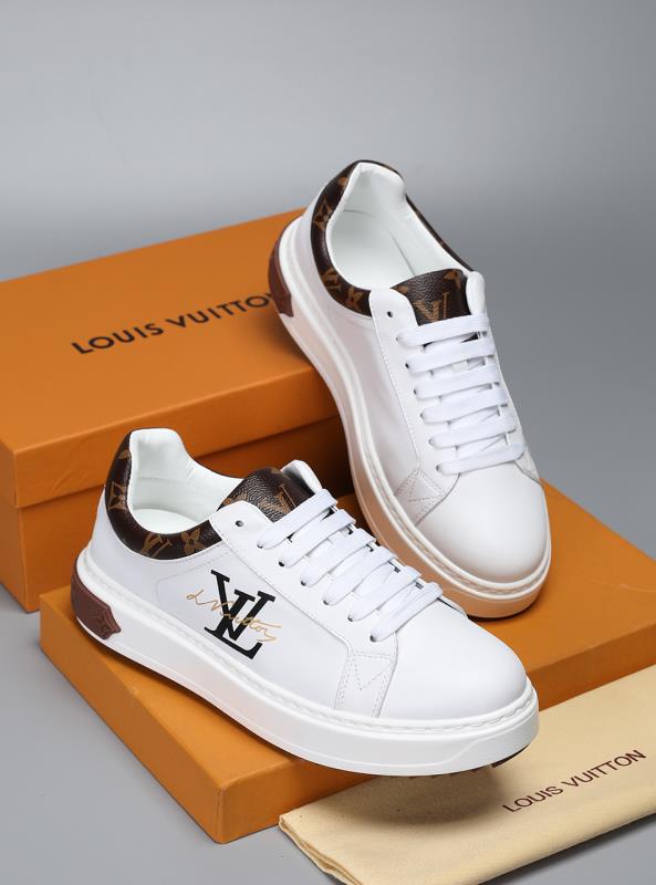 The Bags Vibe - Louis Vuitton White Brown Sneaker