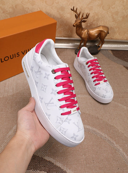 The Bags Vibe - Louis Vuitton Time Out Pink And White Sneaker