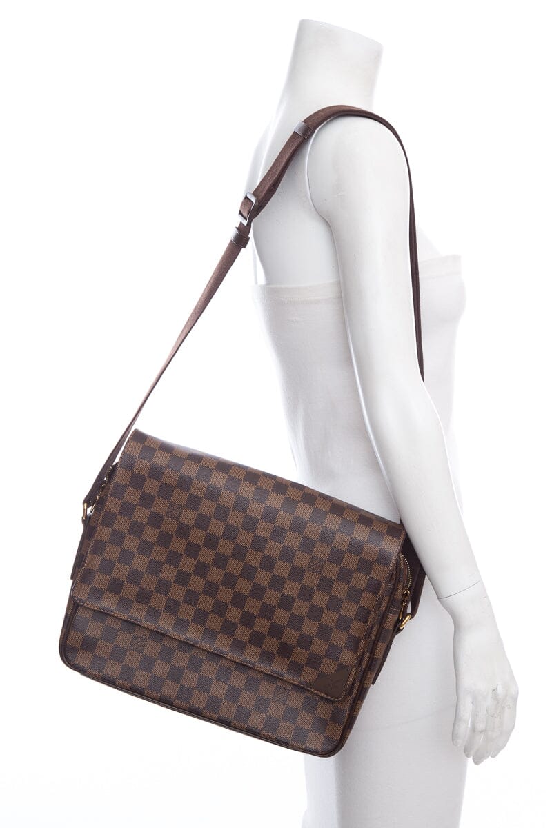 Louis Vuitton Brown Damier Ebene Shelton Handbag