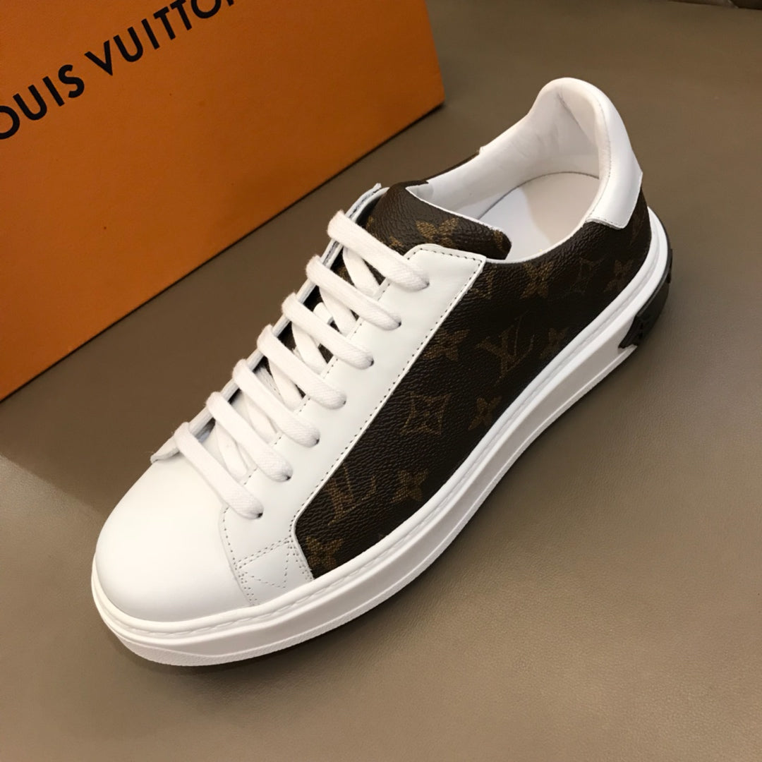 The Bags Vibe - Louis Vuitton Time Out Brown Sneaker