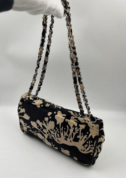 Vintage Chanel Floral Printed Flap Bag