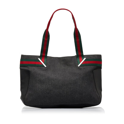 Black Gucci Web Tote