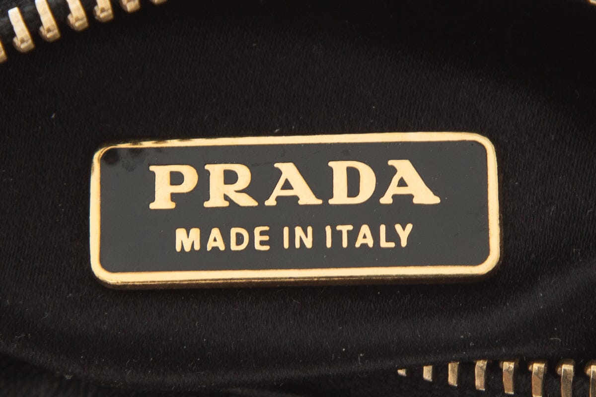 Prada Black Leather Pouch