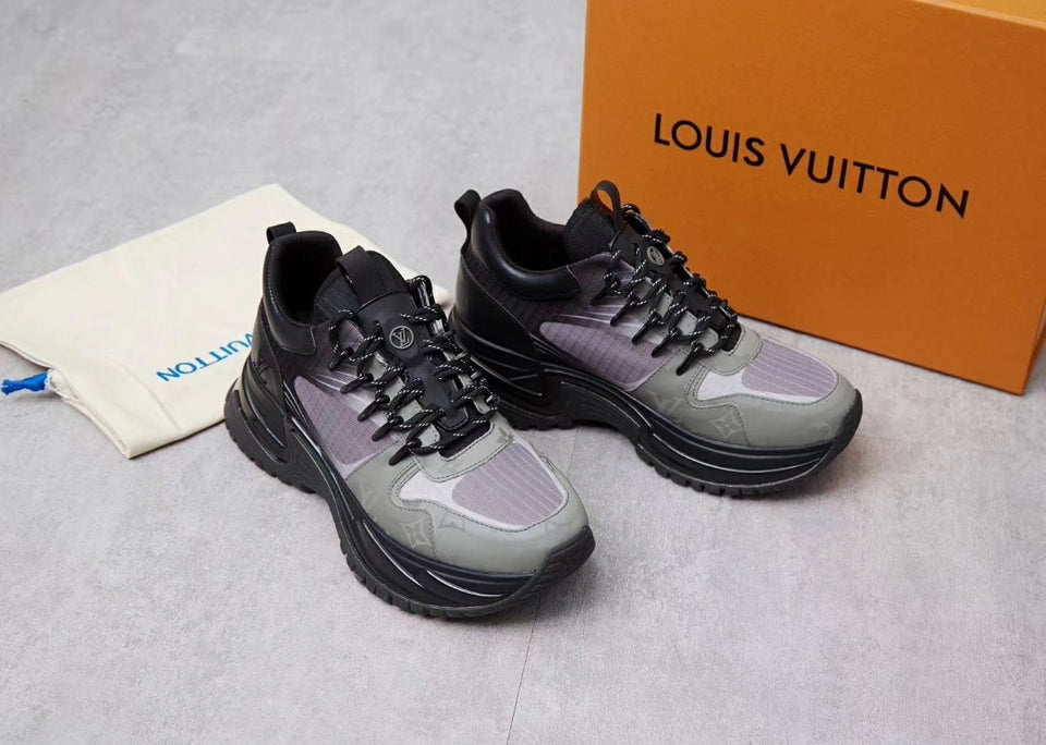 Barnes - Louis Vuitton Run Away Purple Black Sneaker